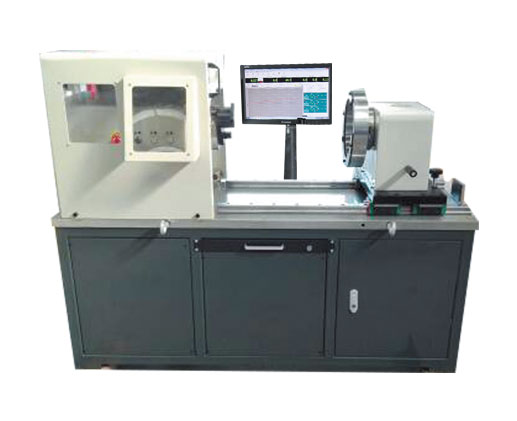 Microcomputer controlled arc spring performance testing machine